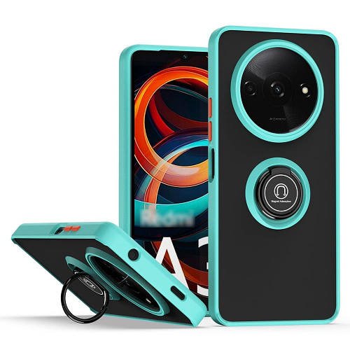Захисний чохол MatteLuxe Xiaomi Redmi A3 (з кільцем) Light Blue