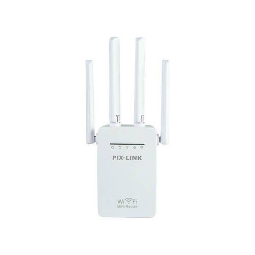 Підсилювач сигналу Wi-Fi 300 Mbps, 4 антени, 9Q Репітер, розширювач зони покриття, 2.4 GHz