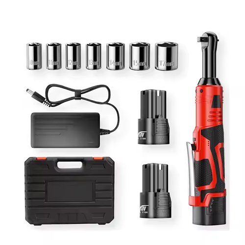 Тріскачка акумуляторна ударна AOTUО 18V з двома акумуляторами в кейсі 1500 mAh