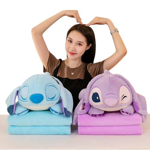 М'яка іграшка Стіч (2 різновиди, герой 23 см, плед 170*105 см) M 18278