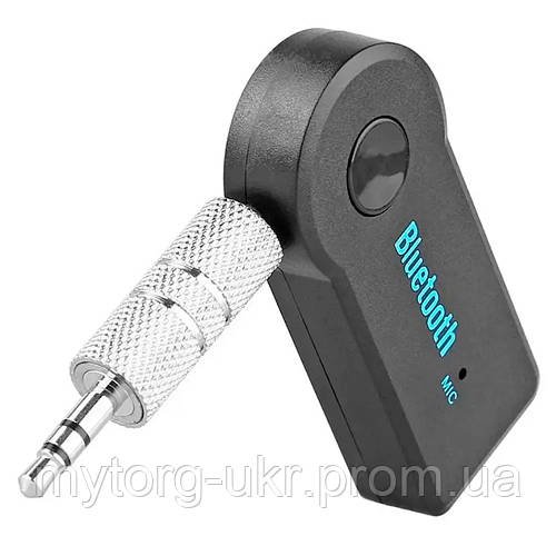 Автомобільний аудіоадаптер Bluetooth AUX  Чорний
