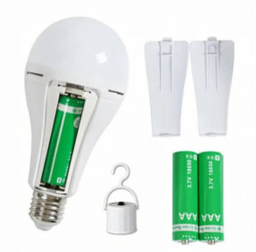 Світлодіодна лампочка з акумулятором автономна аварійна лампа 20W E27 3 акумулятори YU227