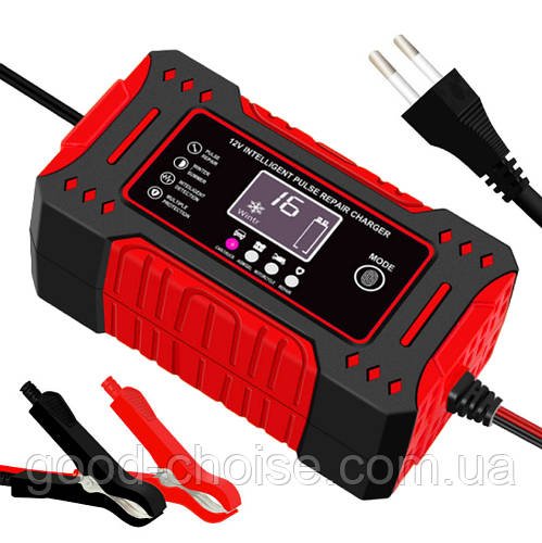 Імпульсний зарядний пристрій для акумуляторів 12V, 6А, 265В Автомобільна зарядка для акумулятора