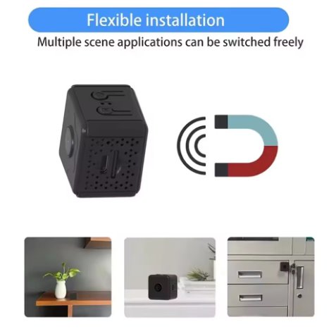 Міні-камера Wi-Fi X6 Full HD 1080P з акумулятором, нічним баченням та датчиком руху