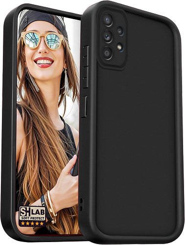 Матовий силіконовий чохол SHLab SoftProtect Samsung Galaxy A52 A525 Black