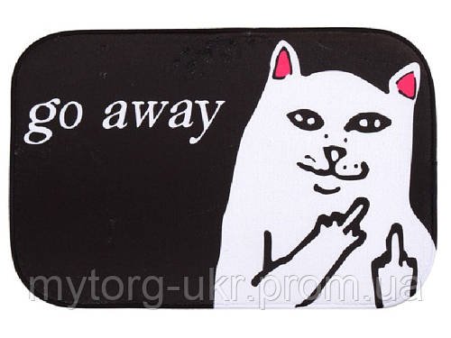 Килимок для передпокою Go Away нековзний 60 х 40 см  Чорний