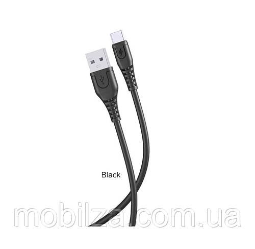 USB кабель Jokade JA010 Type-C 3A/1м- чорний