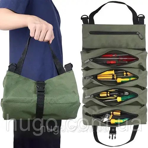 Сумка для інструментів, 5 кишень, 45×28см,/ Сумка органайзер для інструментів / Сумка для інструменту
