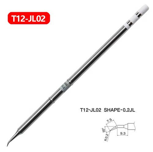Жало T12 - JL02 6 Ом, до паяльників HAKKO, QUICKO T12, ANENG-SL108, ZOYI ZT-N1 - для паяння компонентів BGА