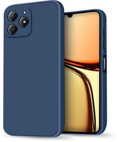 Силіконовий чохол HardCorner Realme C63 (з мікрофіброю) Blue