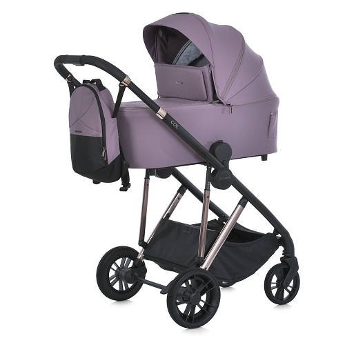 Універсальний візочок 2в1 El Camino COIL ME 1190 Grape Pink Рожева