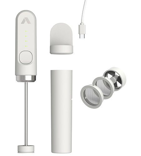 Капучинатор Subminimal NanoFoamer Lithium Handheld Milk Frother White