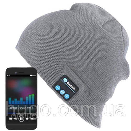 Ушанка з Bluetooth-гарнітурою та мікрофоном 22х21см, від USB / Шапка з Bluetooth-гарнітурою