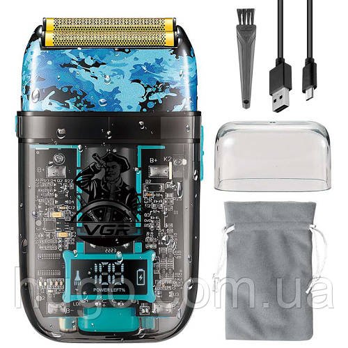 Чоловіча USB-бритва VGR V-352 / Електробритва для чоловіків / Електробритва-шейвер