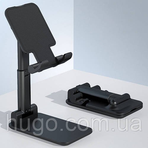 Настільна підставка для смартфонів 4"-13", Чорний / Підставка-тримач для телефону / Підставка для планшета