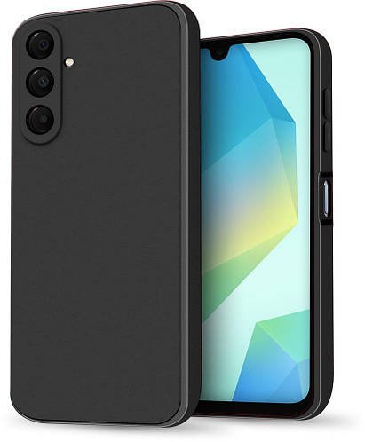Силіконовий чохол HardCorner Samsung Galaxy A16 A165 (з мікрофіброю) Black