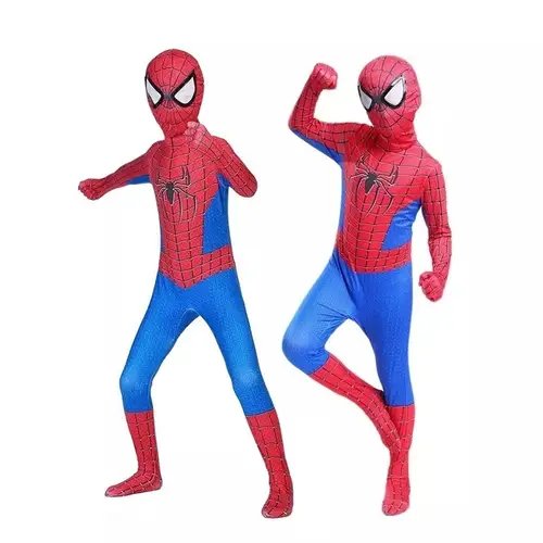 Комбінезон + Балаклава Людина Павук Костюм Спайдер Мен Spider Man (L – 120-130 см) YU227