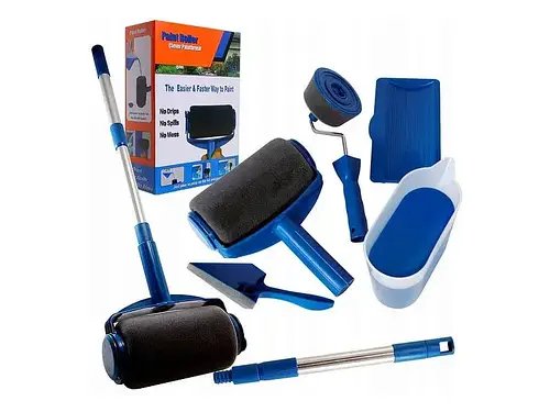 Набір для фарбування Paint Roller 5 в 1 ( валик+пензлик, кутова щітка,піднос для фарби,лоток 1л)