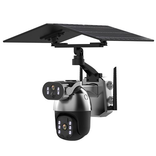 Поворотна IP-камера 360° Q5max Dual Lens Wi-Fi, 6 МП, чорна, з керуванням через програму i-cam+