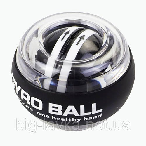 Кістовий гіроскопічний еспандер Gyro Ball  Чорний