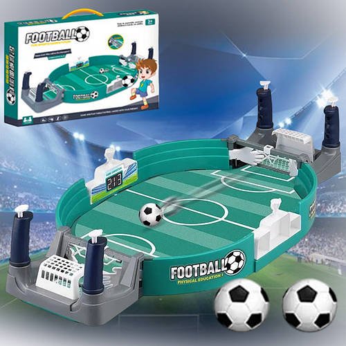 Настільний футбол 57 x 28 x 11.5 см з 2-ма м'ячами для батьків та дітей 2021-1 Набір для настільного футболу