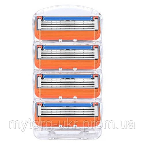 Касети для гоління чоловічі Gillette Fusion 5 - 4 шт