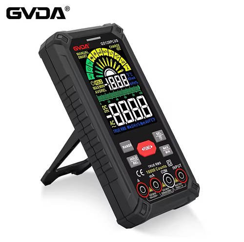 # Мультиметр GVDA GD128PLUS з інтегрованим акумулятором, AC/DC, 10A/1000V с NCV і TrueRMS, на 10000 відліків