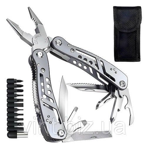 Універсальний мультитул 13 в 1 із набором біт у подарунок.