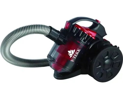 Пилосос V-TEKK 1605 КРАСНИЙ RED 4000 Watt Потужний циклонний пилосос зі зручною системою очищення SN27