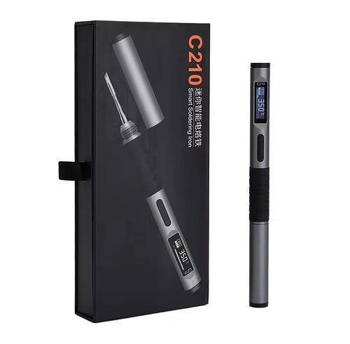 Паяльник портативний C210 100W, три змінні жали OSS C210-KU, -I, -IS, кабель USB type-C