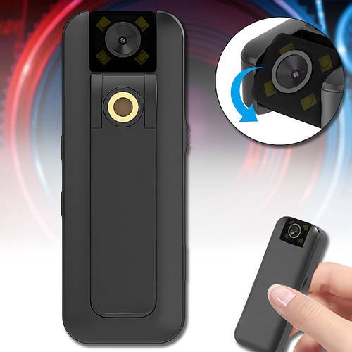 Нагрудна боді-камера з поворотним об'єктивом та нічною зйомкою Model 4G S15