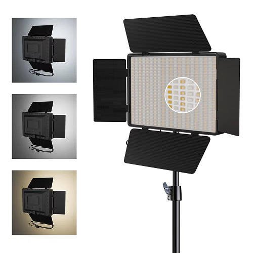 Професійне відеосвітло для фото та відеозйомки LED LIGHT RL-1800 з пультом ДУ 100 Вт