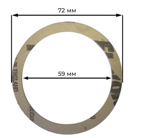 Паперове кільце групи NUOVA SIMONELLI 72x59x0,8 mm