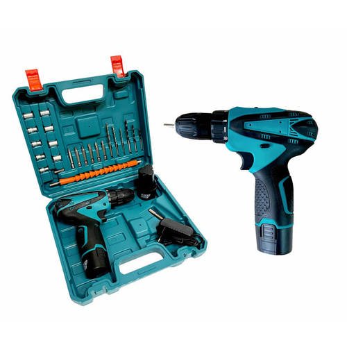 Шурупокрут акумуляторний із набором інструментів Cordless Drill у кейсі YU227