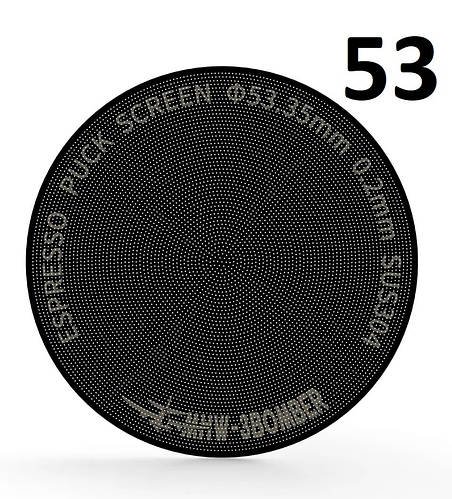 Покращувач для кави 53 mm. MHW-3Bomber Puck Screen Сито для еспресо Titanium Black