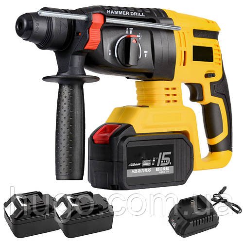 Акумуляторний перфоратор 21V з двома аккумуляторами, Hammer Drill / Акумуляторний перфоратор-дриль