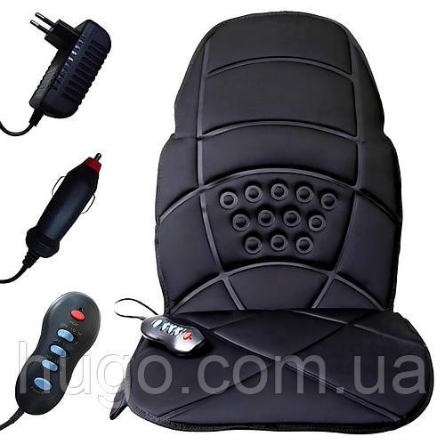 Масажна накидка з підігрівом та пультом ДУ Cushion HL-889 / Масажна накидка на крісло