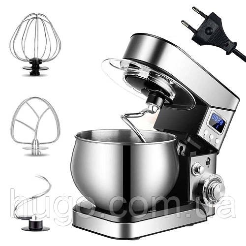 Планетарний міксер 6л, 4000Вт, Top Kitchen Tk00224 / Кухонний тістоміс-комбайн