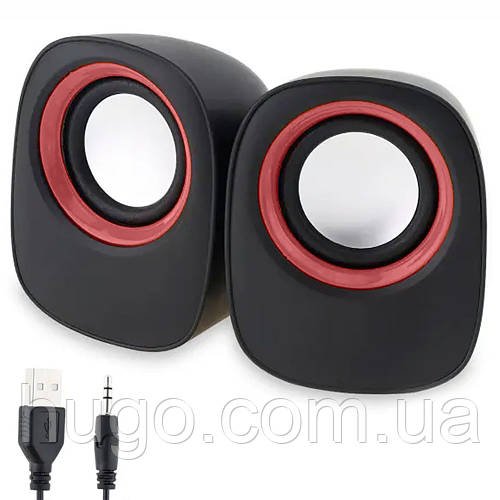 Компактна акустика JEDEL M600: чистий звук, USB живлення. / Колонки комп'ютерні