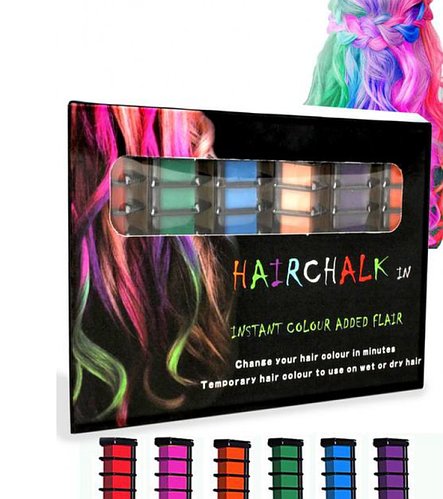 Набір крейди для волосся із 6 шт. Hair Chalk HP227