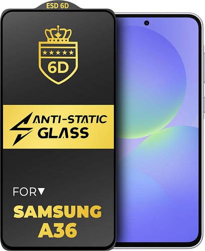 Захисне скло 6D Anti-Static Samsung Galaxy A36 A366 Glass Shield