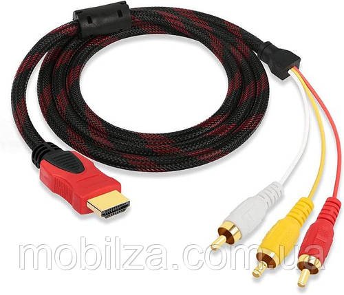 HDMI кабель to 3RCA RGB (1.5m)