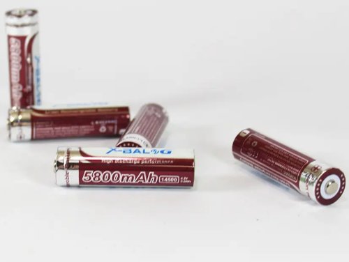 Акумулятор Li-ion 14500 5800mAh 4.2V Purple X-Balog для ліхтарів, електронної техніки