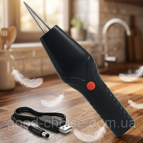 Акумуляторний пінцет для вищипування пір'я , з USB / Електрична машинка для для видалення пір'я у птиці