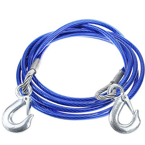 Трос буксирувальний сталевий Emergency Car Tow Rope 5 метрів 7 тонн
