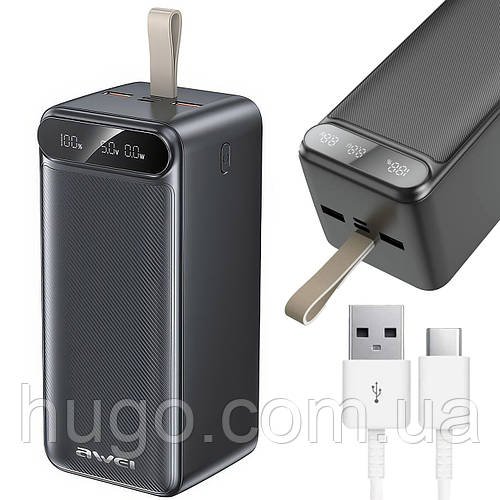 Потужний повербанк AWEI P101K 100000mAh: Заряджайте все і завжди! / Павербанк / УМБ / Зовнішній акумулятор