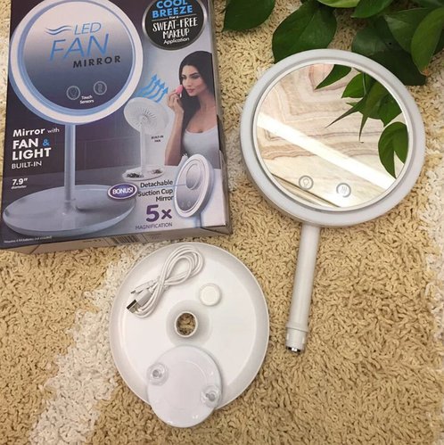 Дзеркало з підсвіткою і вентилятором Beauty Breeze Mirror YU227