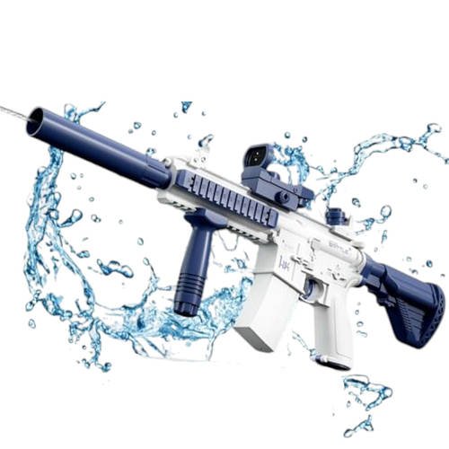Водний пістолет Water Gun (аккум. 3.7 V, вбудована ємність для води, приціл, глушник, приклад) CY012