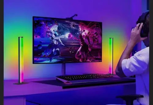 Опис Лампа декор і кріплення для телевізора RGB Desktop ight (AND HA-184) HP227