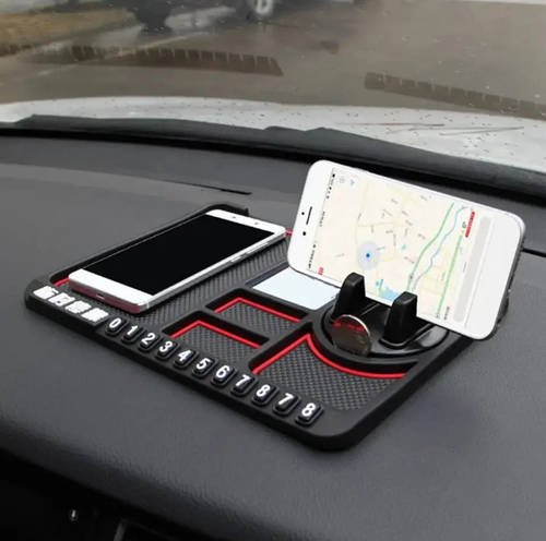 Універсальний автомобільний килимок Scratch Mat з тримачем телефона SN27